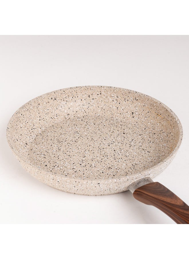 ALBERTO - Alberto Granite Frypan with Wooden Handle 26 cm - Image 1