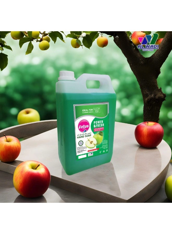 Lotus Power & Fresh Liquid Hand Wash Apple Fragrance 5 L  - Image 4