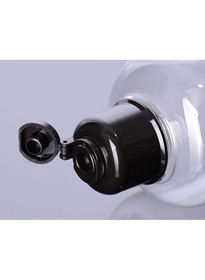 Elandy 2Pcs 200Ml Empty Refillable Amber Pet Bottles Containers Jars Pot Storage With Black Flip Cap For Filling Cosmetic Liquids Skin Care Products Facial Cleanser Cream Lotion Shampoo Emulsion - Image 5