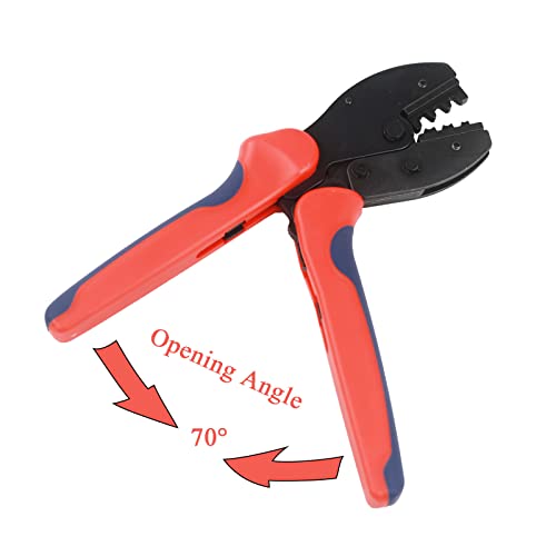 HEMRUNK Solar Crimping Tool 2546B Crimp Pliers Replacement for Solar Crimper Panel PV Cable 2.5/4/6mm² (Red) - Image 5