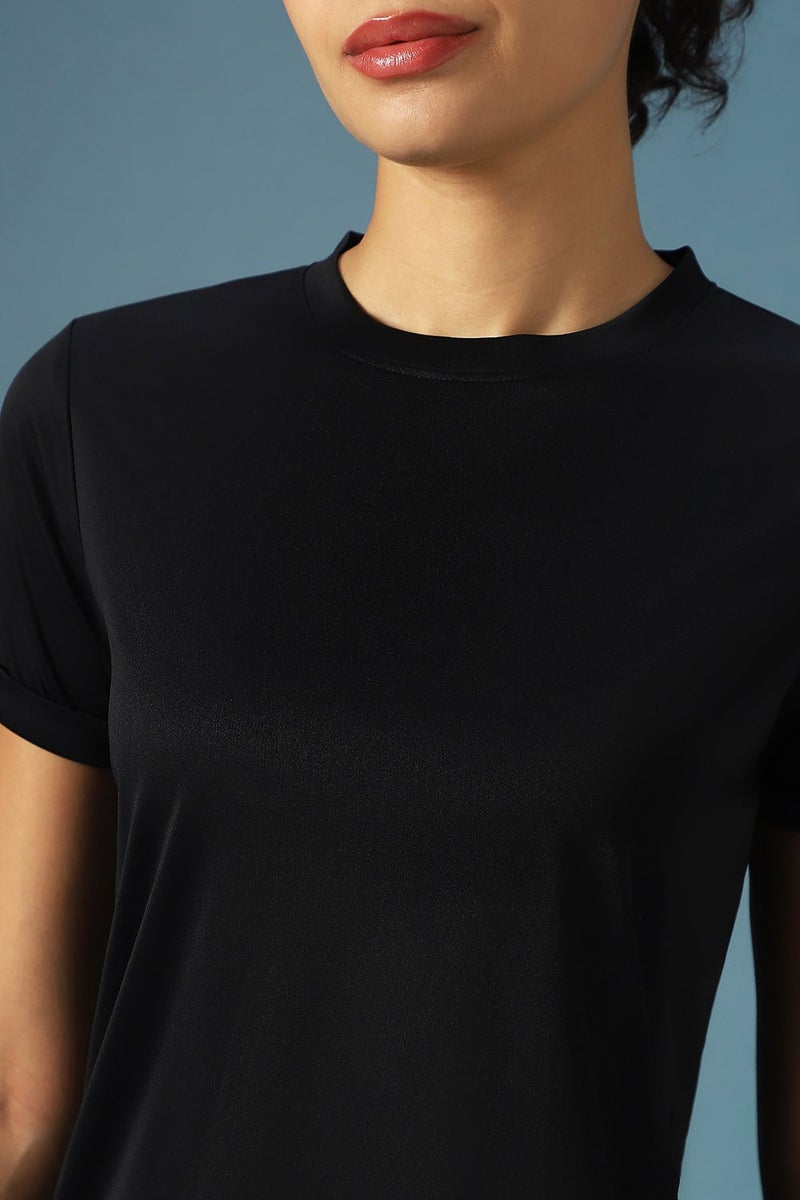 pump'd قميص نسائي برقبة دائرية بأكمام ملفوفة - Image 5