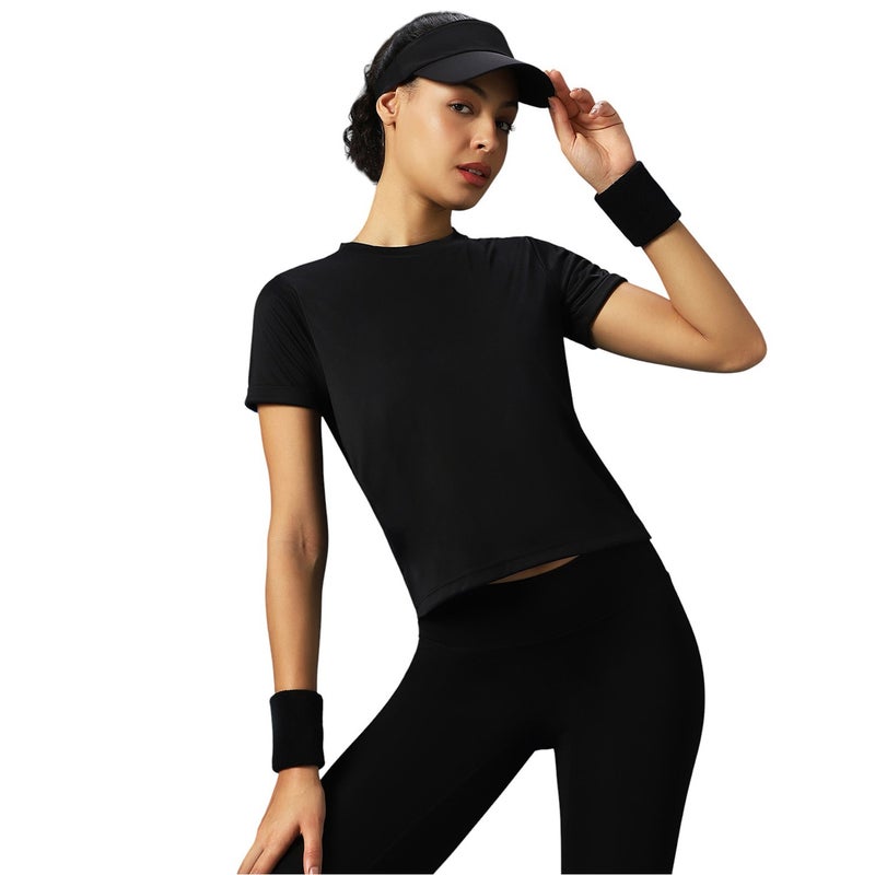 pump'd Women's Crop Top - Regular fit T-shirt | Half sleeve | Activewear for Workout, Casual Wear & Everyday - Image 1