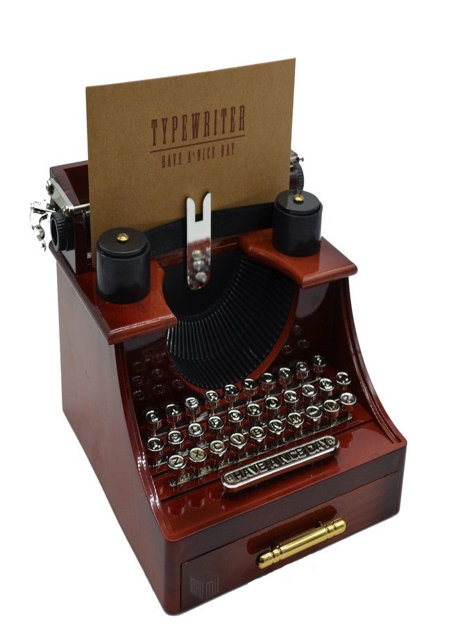 MAYMII Vintage Typewriter Music Box for Home/Office/Study Room Décor Decoration - Image 1