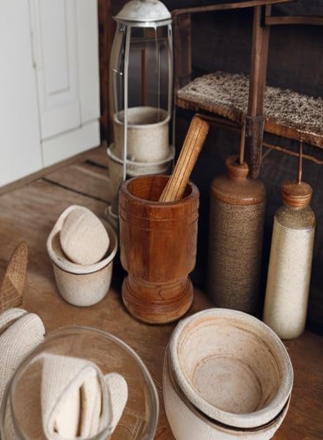 IMUSA Wood Mortar and Pestle, Jumbo - Image 5