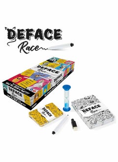 TOMY TOMY  Deface Race, Family Card Games for 4 or More Players, Board Game For Adults And Kids Suitable From 8+ Years  - Image 2