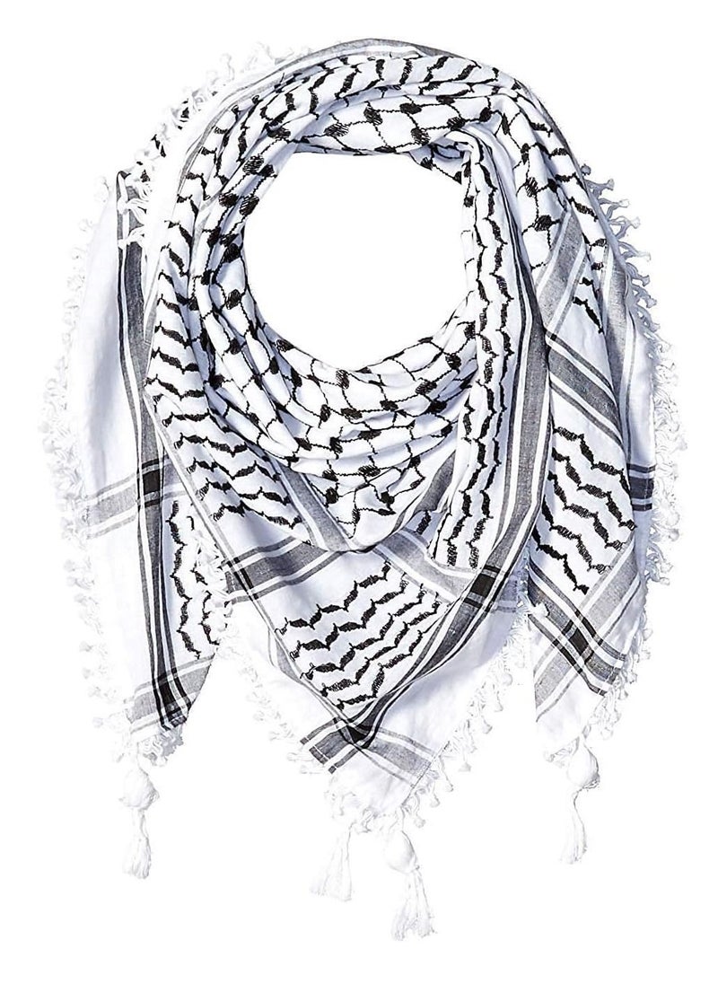 Generic - PALESTINIAN KEFFIYAH  -BLACK & WHITE - Image 1
