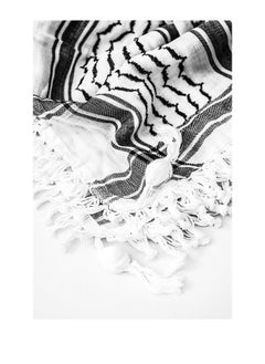 Generic PALESTINIAN KEFFIYAH  -BLACK & WHITE  - Image 2