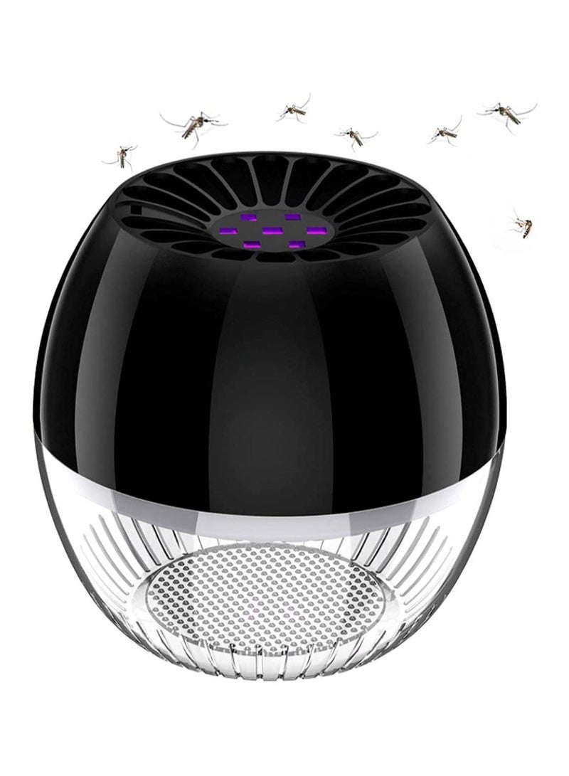 SYOSI Bug Zapper With USB Power Supply Photocatalyst to Kill Mosquitoes for Indoor Outdoor 12.5X12.5X12.5CM Black - Image 1