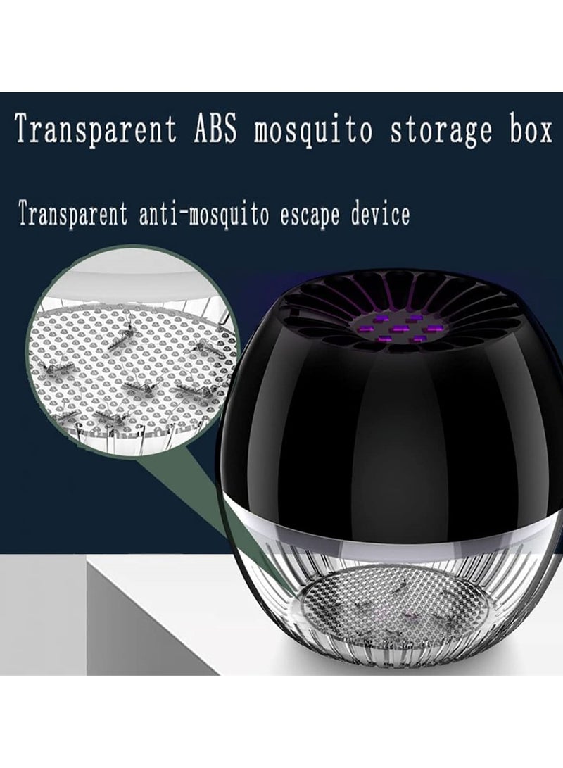SYOSI Bug Zapper With USB Power Supply Photocatalyst to Kill Mosquitoes for Indoor Outdoor 12.5X12.5X12.5CM Black - Image 5