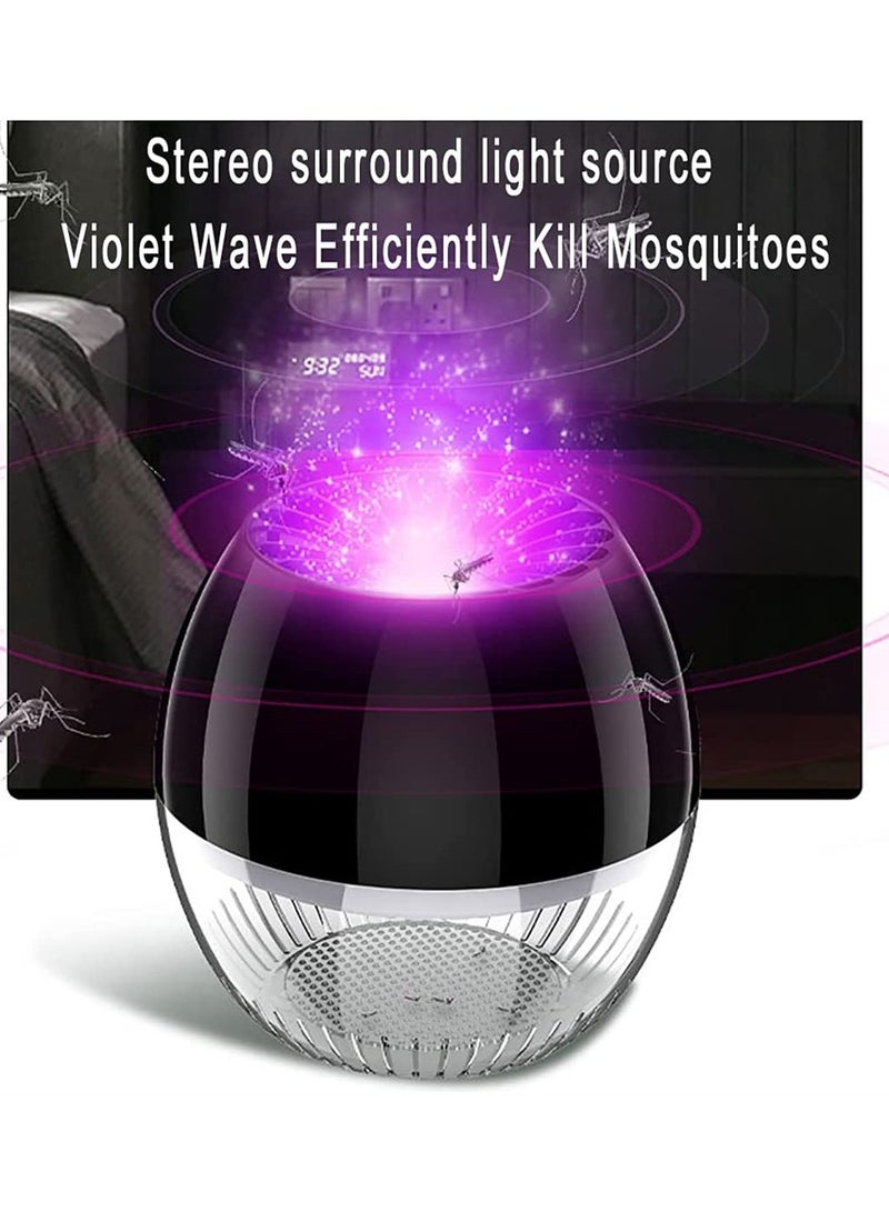 SYOSI Bug Zapper With USB Power Supply Photocatalyst to Kill Mosquitoes for Indoor Outdoor 12.5X12.5X12.5CM Black - Image 4