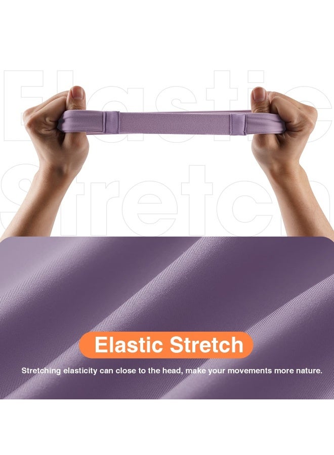 Nariele 3 Pcs Headbands for Women, Women's Sport Headband Sweatband for Yoga, Working Out, Travel, Running (Pink, Blue, Purple) - Image 5