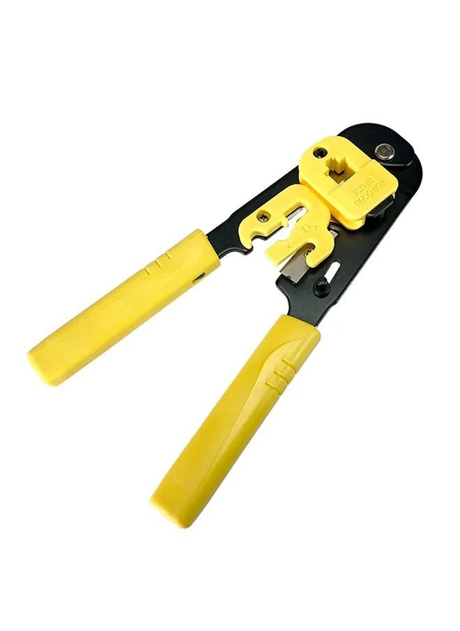 Cable Crimping Tool with Built-in Wire Cutter – CAT3 – CAT5 – CAT6 – RJ45 – RJ11 – RJ12 / HS-208M