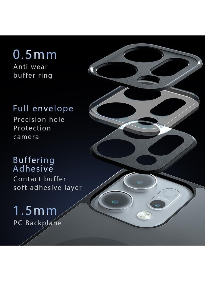 General Magnetic Case Compatible OPPO Reno 14 Pro 5G Case with Selected TPU Material and Four Corner Airbags Wireless Charging Shock and Drop Cover  - Image 3