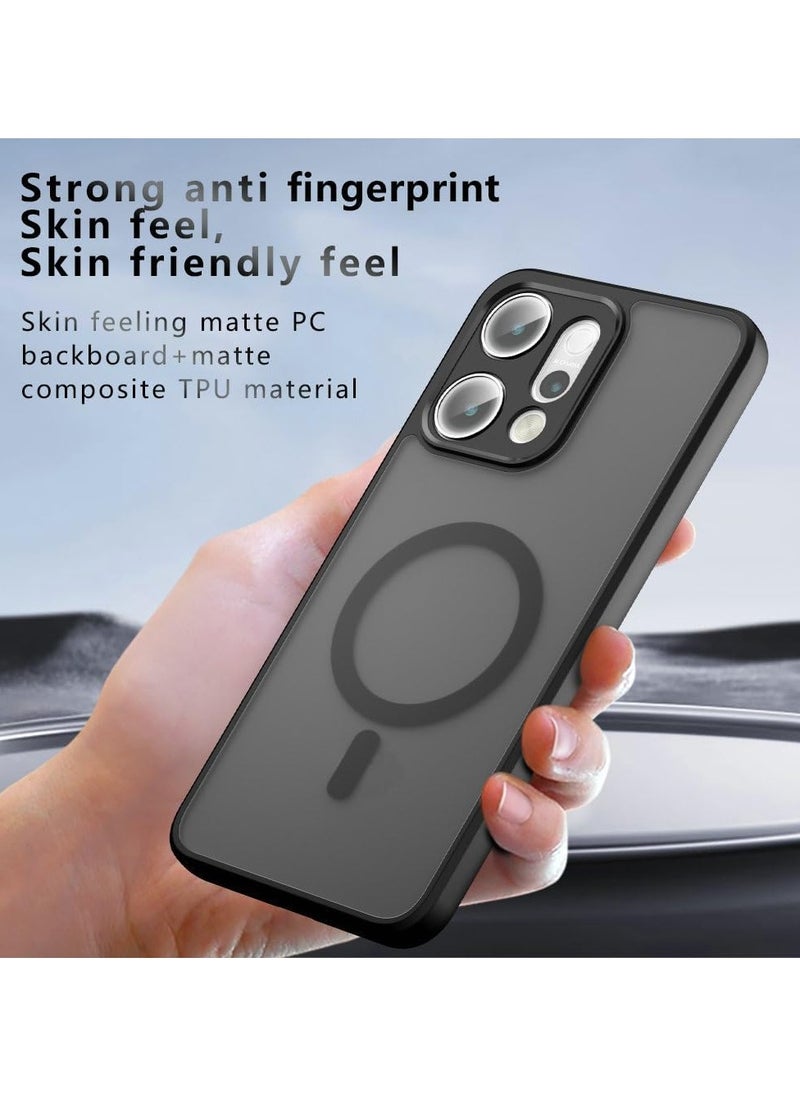 General Magnetic Case Compatible OPPO Reno 14 Pro 5G Case with Selected TPU Material and Four Corner Airbags Wireless Charging Shock and Drop Cover  - Image 4