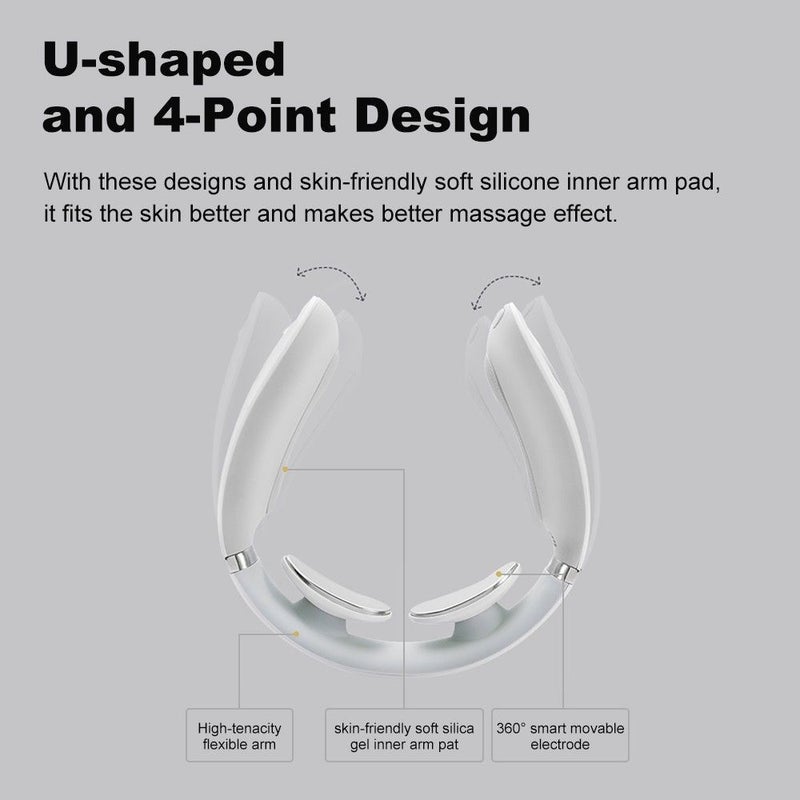 SKG 4098 Smart Electric Neck Massager, Bluetooth, Constant-Temperature Heating, Pain Relief - Image 3