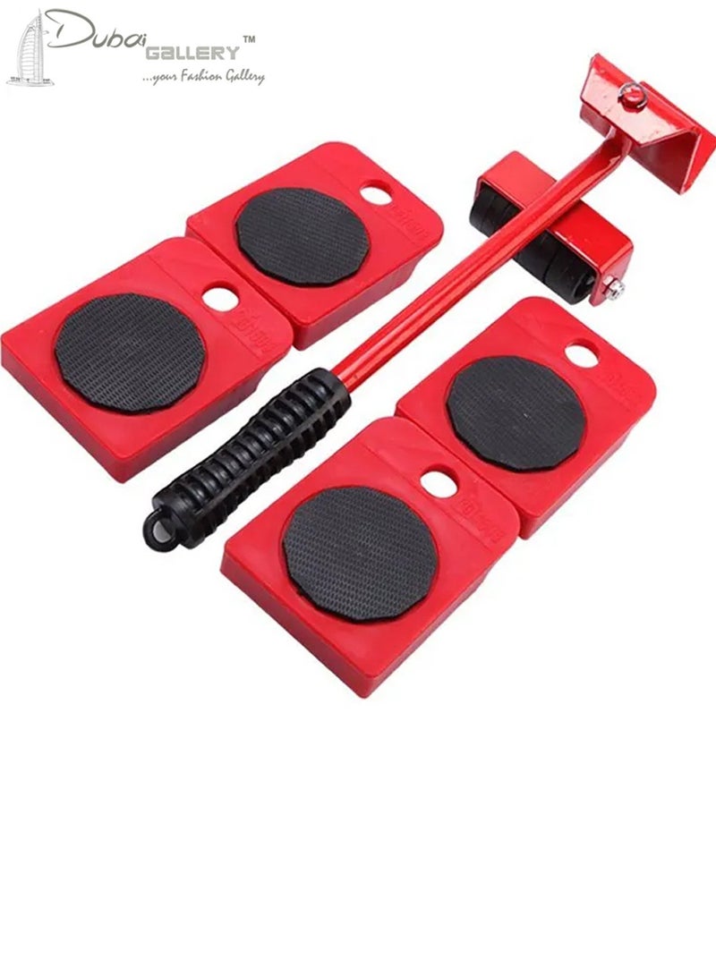 DubaiGallery Professional Furniture Transport Lifting Tool Sets Heavy Duty Equipment Mobile Hand Tool Sets Furniture Moving Wheel Kits Bar Roller Kits