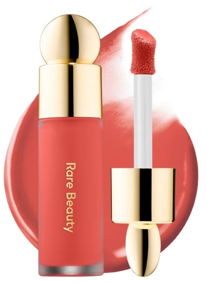 Rare Beauty by Selena Gomez Soft Pinch Liquid Blush – Joy - Dewy Muted Peach, 7.5ml) | Weightless, Long-Lasting, Buildable Liquid Blush for a Natural, Radiant Glow - Image 1