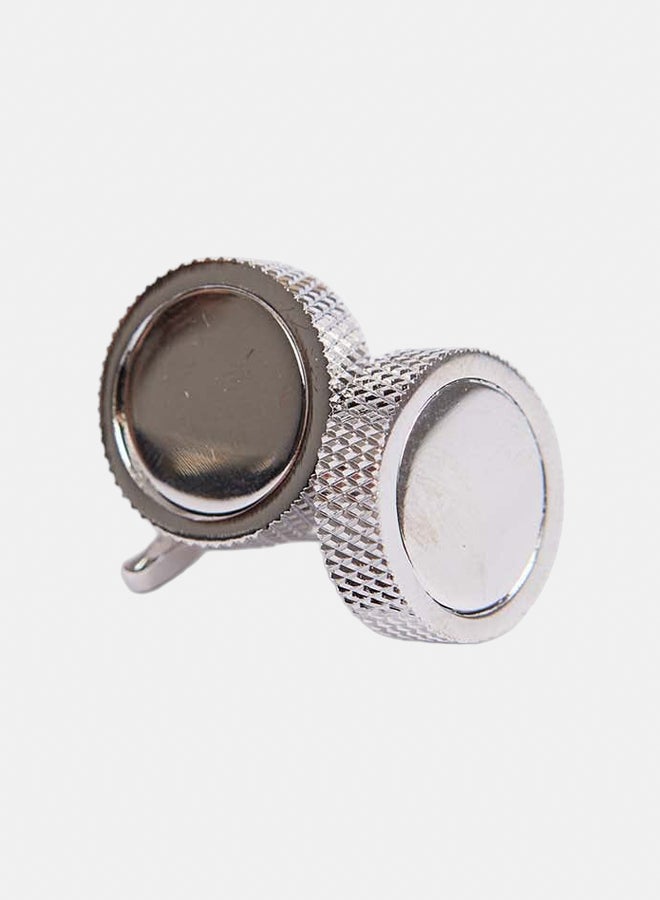 DALYDRESS Men Regular Fit Cufflink Grey - Image 3