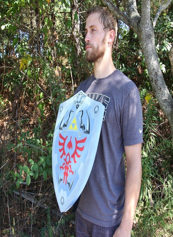 Armory Replicas Legend of Zelda Link Hylian Hyrule Triforce Foam Shield LARP - Image 4
