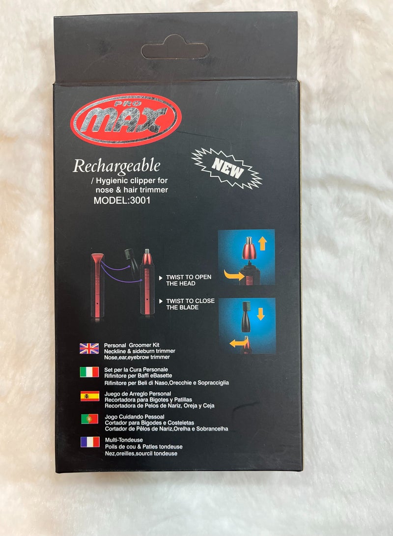 Promax Rechargeable Hair Trimmer 3001 - Image 3