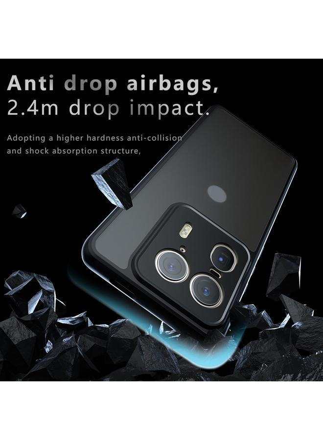 S-TOP Case For Motorola Edge 50 Ultra Armor Precise Hole PC Hybrid TPU Phone Case - Image 4