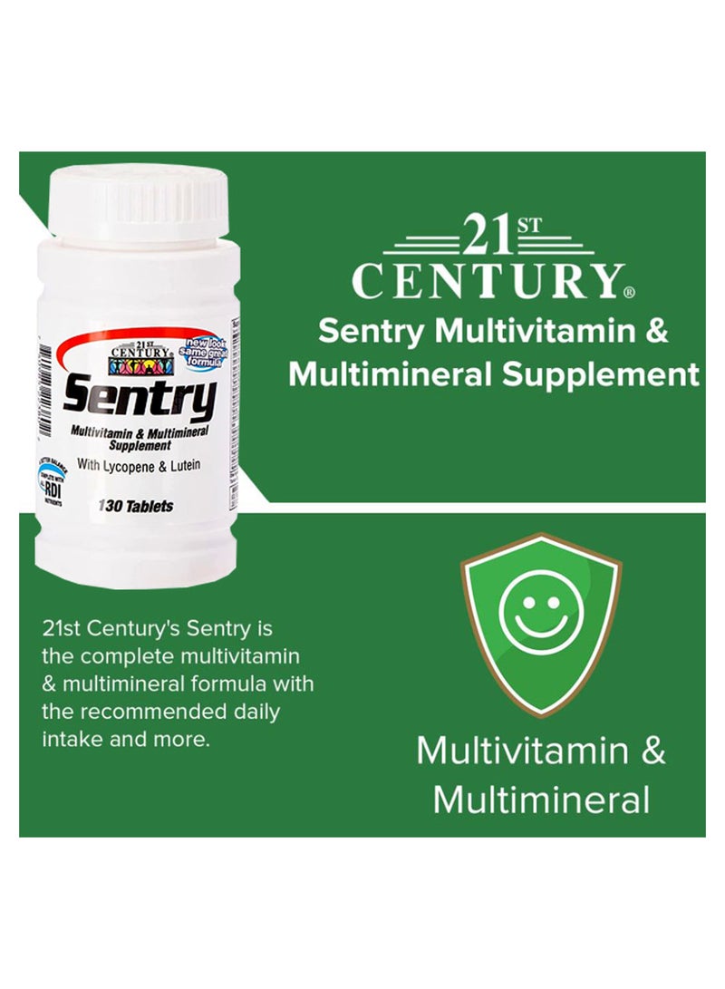 21st Century Sentry Multivitamin + Multimineral Tablets For Overall Wellness, Pack Of 130'S - Image 5