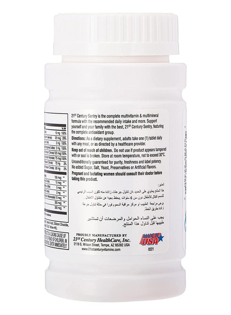 21st Century Sentry Multivitamin + Multimineral Tablets For Overall Wellness, Pack Of 130'S - Image 2