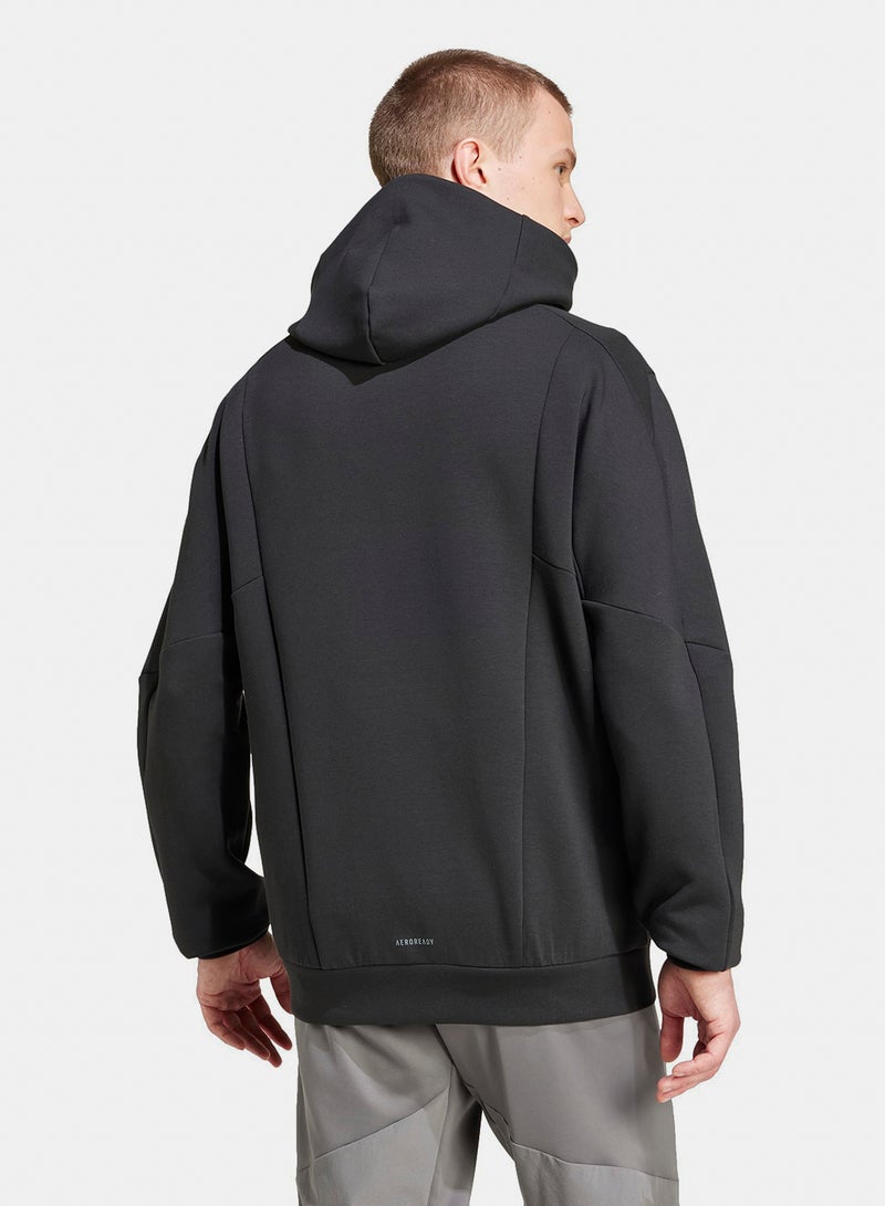 Adidas D4T Full-Zip Hoodie - Image 4