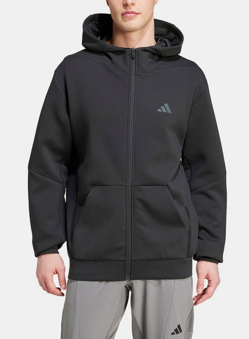 Adidas D4T Full-Zip Hoodie - Image 1
