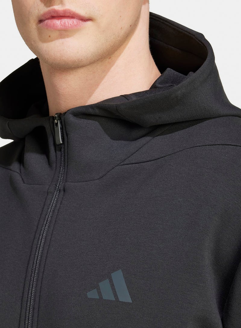 Adidas D4T Full-Zip Hoodie - Image 2