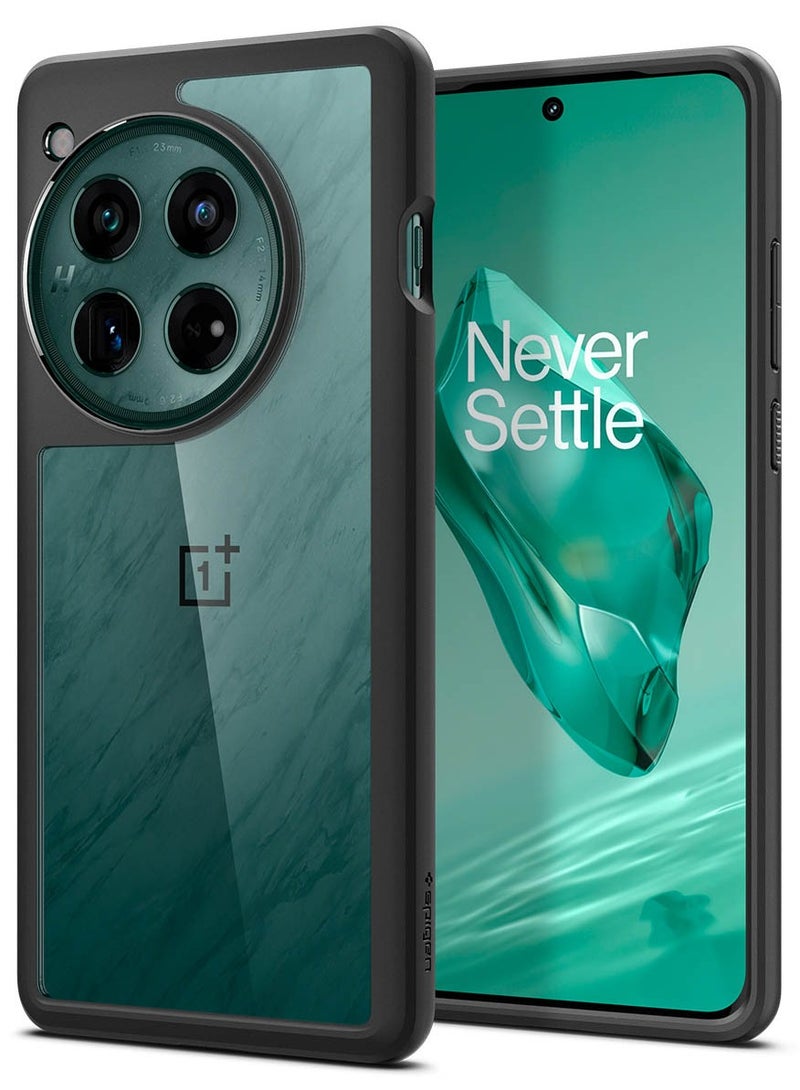 Spigen غطاء حماية Ultra Hybrid لهاتف OnePlus 12 - أسود مطفي - Image 1