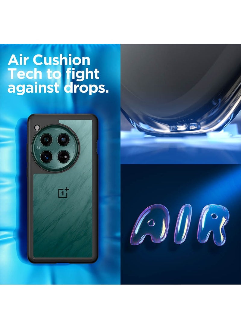 Spigen غطاء حماية Ultra Hybrid لهاتف OnePlus 12 - أسود مطفي - Image 2