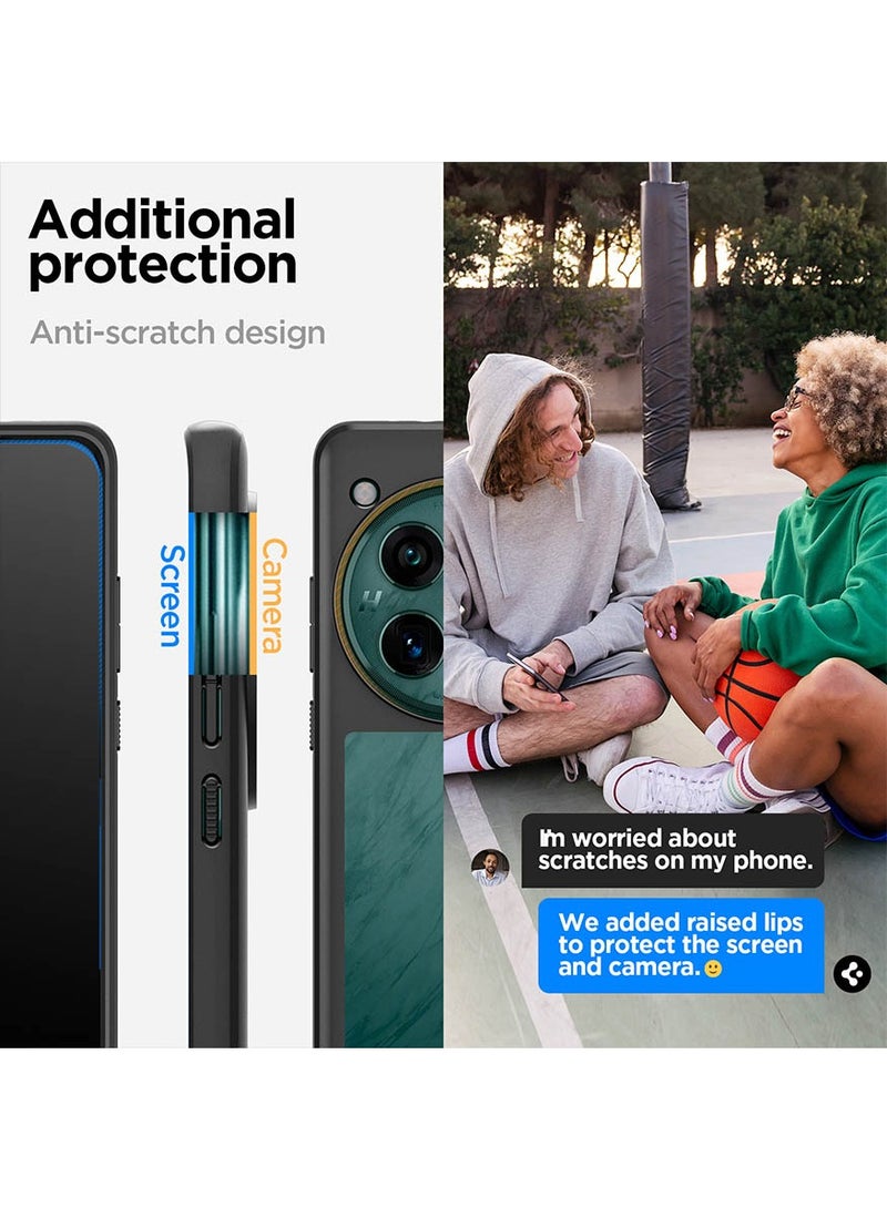 Spigen غطاء حماية Ultra Hybrid لهاتف OnePlus 12 - أسود مطفي - Image 4