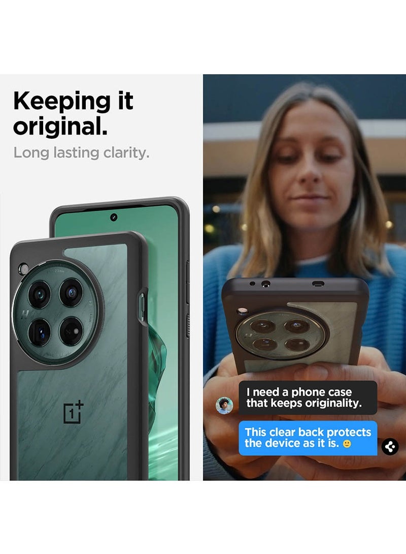 Spigen غطاء حماية Ultra Hybrid لهاتف OnePlus 12 - أسود مطفي - Image 5