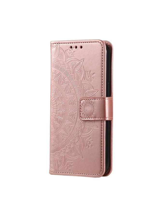 S-TOP Case For Honor X6b 4G Global Totem Flower Embossed Leather Phone Case with Lanyard - Image 2