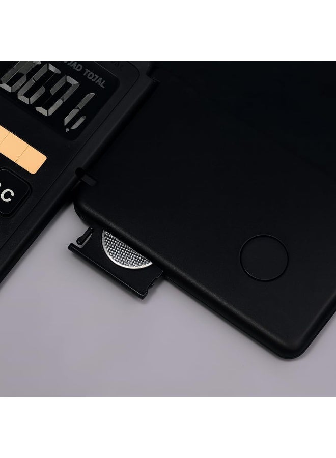 آلة حاسبة ذكية DS-2807 مع لوحة كتابة إلكترونية LCD وقلم – شاشة مزدوجة تعمل بالطاقة الشمسية والبطارية - Image 4