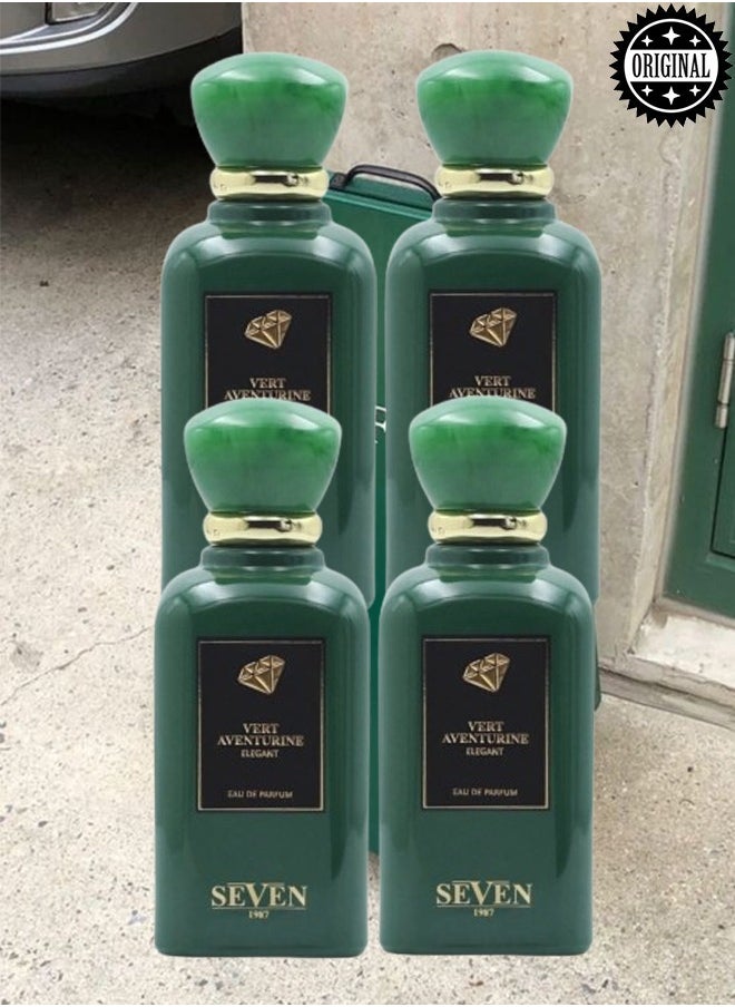 Seven 4 Pieces Vert Aventurine Elegant SEVEN Perfume EDP 100ML  - Image 1