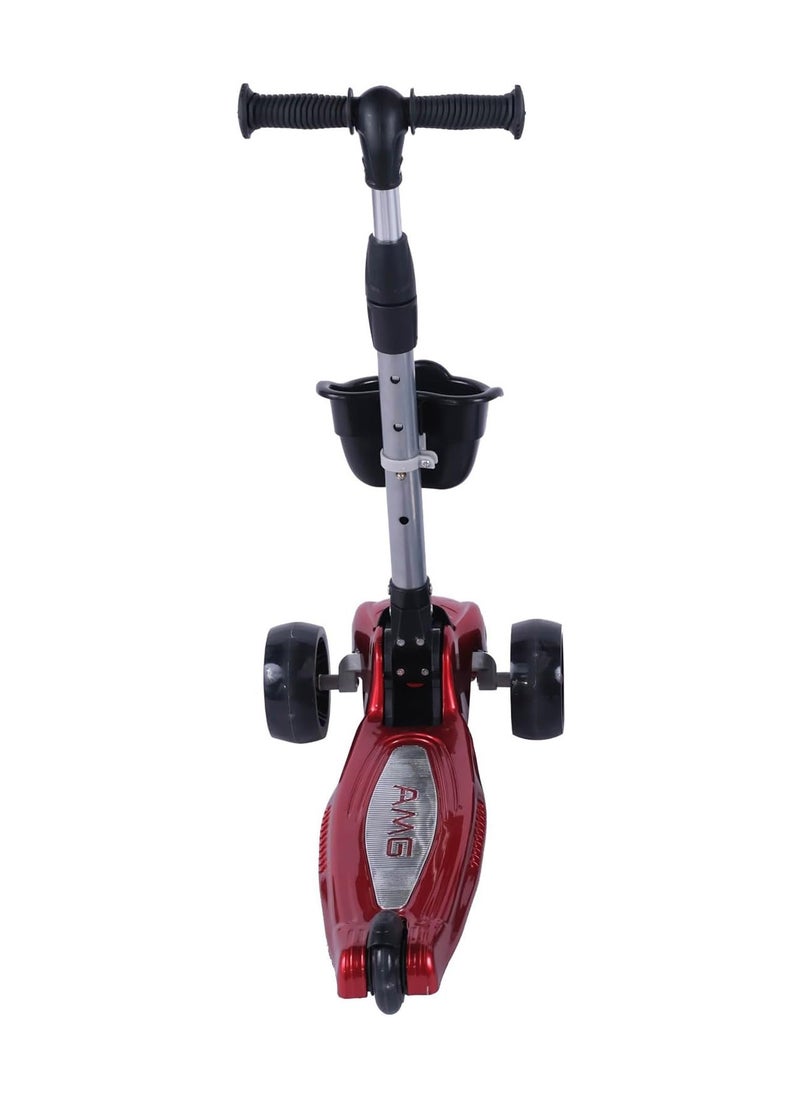 Top Gear Top Gear Kick Scooter TG 646 for Kids Ages 3-10 - Foldable - 3 Wheel Scooter and Adjustble Height - Red  - Image 2