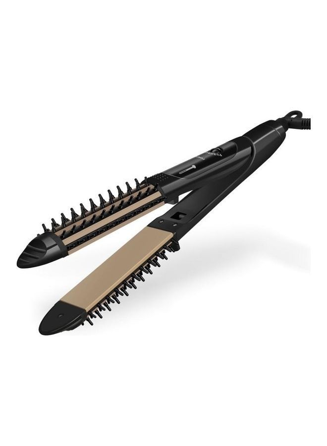 نيبمينينت جهاز كي وتجعيد ثنائي الإستخدام مع خاصية تنظيم درجة الحرارة لون أسود - Image 1