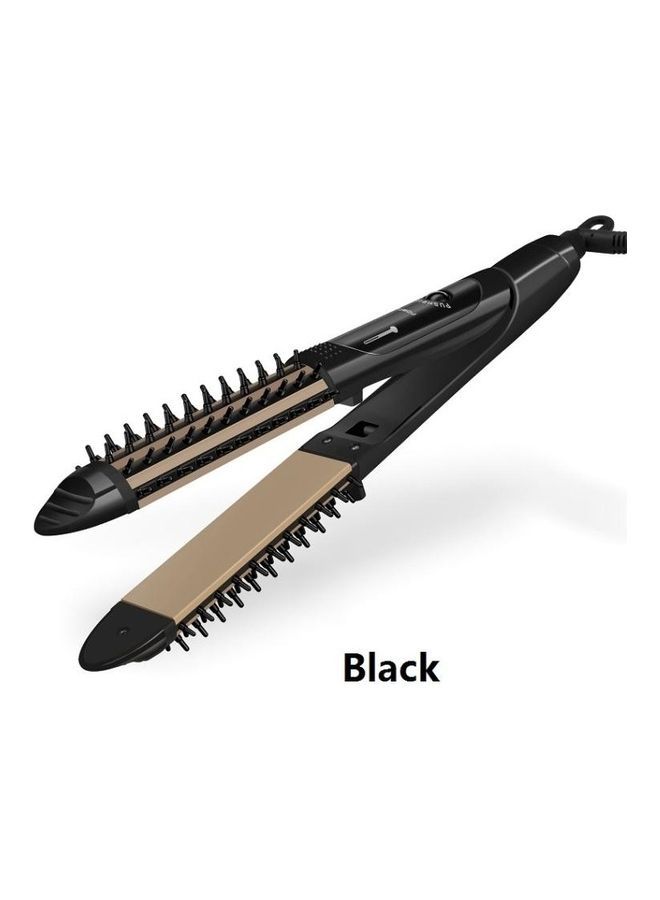 نيبمينينت جهاز كي وتجعيد ثنائي الإستخدام مع خاصية تنظيم درجة الحرارة لون أسود - Image 2