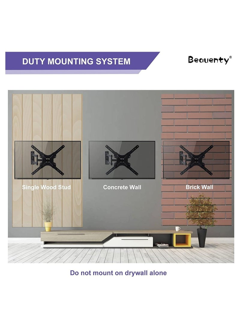 TV Stand/TV Wall Mount,Swivel and Tilt for Most 14-55Inch Flat Screen TV,Rugged TV Mount Articulating,Standard Load 66 Ibs - Image 5