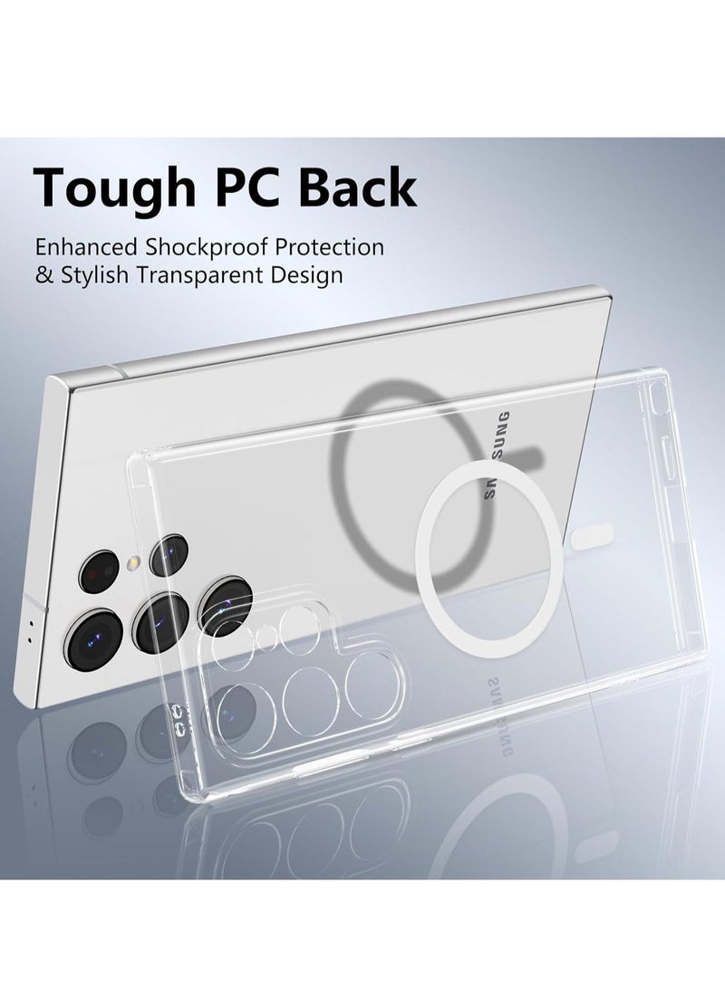 ELTRAZONE غطاء شفاف لجهاز سامسونج جالاكسي S24 ألترا - دعم الشحن اللاسلكي، مقاوم للصدمات ومضاد للخدوش (6.8 بوصة) - Image 3