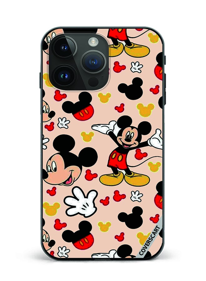COVERSCART Protective Case Cover For Apple iPhone 15 Pro Max Mickey Design Multicolour - Image 1