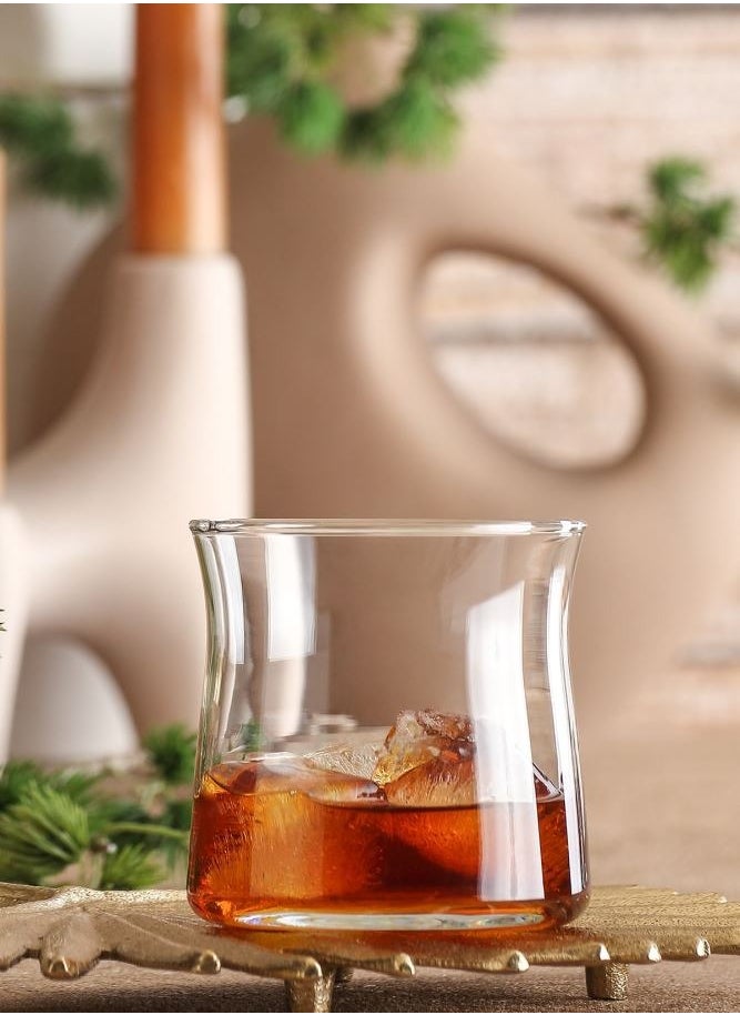 LAV 3 Pieces Vera Whiskey Glass, 360 Ml - Clear  - Image 2