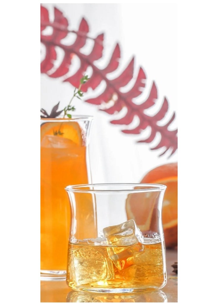 LAV 3 Pieces Vera Whiskey Glass, 360 Ml - Clear  - Image 3