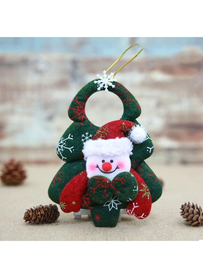 بي جي إم طقم 10 قطع حلية للزينة بتصميم رجل الثلج متعدد الألوان - Image 2