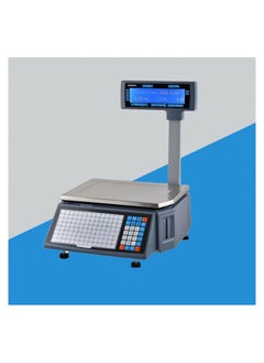 POSTECH [PT-5200-01] Weighing Scale With Label Printer | Used In Supermarket | Vegetable Shop | Grocery Shop | Hypermarket | Fresh Food Company | Bakery Shop | FMCG Company | Retail Store (PT5200-LAN)