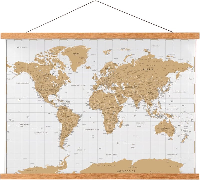 إطار حامل ملصقات مغناطيسي FALAMON 48x36 48x24 48x32 من خشب الساج