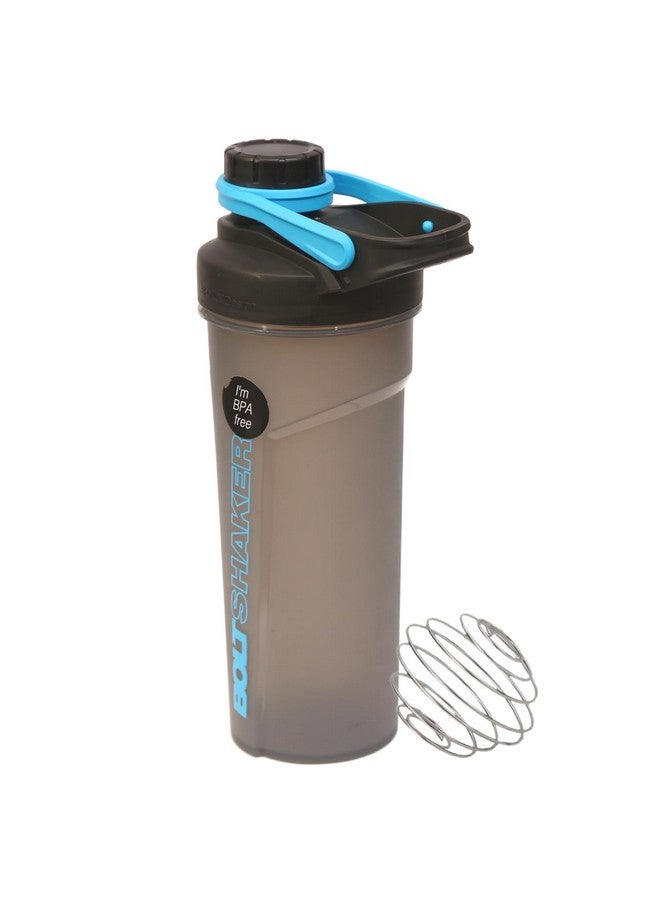 JAYPEE PLUS زجاجة هزازة جايبي بلس بولت مع كرة خلط لشيك البروتين | هزازات بروتين للرجال والنساء | زجاجات هزازة | خالية من BPA 700 مل، زرقاء - Image 2