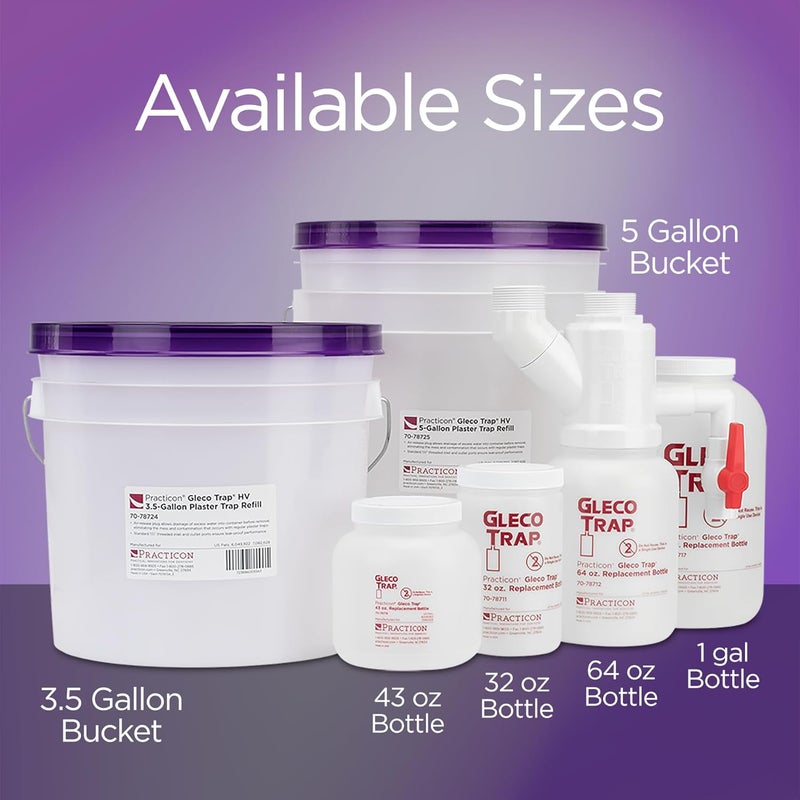 Practicon 7078717 Gallon Gleco Trap Replacement Bottle, Pack of 4 - Image 4